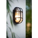 Lucide 11891/20/30 fali kültéri lámpa Dudley 1x40W | E27 | IP65 - fekete, szabályozható