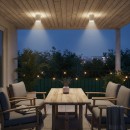 Ideal Lux 122663 Gun Bianco kültéri mennyezeti lámpa 1x28W|GU10|IP44 - fehér