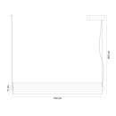 Zuma Line 002177-030010 LED mennyezeti függőlámpa COMO integrált LED forrás