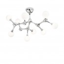 Ideal Lux 149622 mennyezetre szerelhető lámpa Nodino 9x15W | G9 - fehér