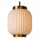 Lucide 13435/03/31 mennyezeti függőlámpa Gosse 3x40W | E27 - fehér, porcelán, szabályozható