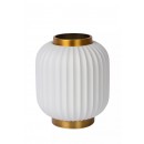 Lucide 13535/24/31 asztali kislámpa Gosse 1x40W | E14 - fehér, porcelán, kábelkapcsoló