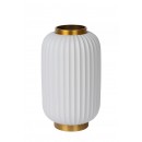 Lucide 13535/34/31 asztali kislámpa Gosse 1x40W | E14 - fehér, porcelán, kábelkapcsoló
