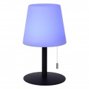 Lucide 13815/02/99 RIO kültéri asztali lámpa LED 1,8W | 150lm | 3000K | RGB | IP44 - fehér, fekete
