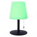 Lucide 13815/02/99 RIO kültéri asztali lámpa LED 1,8W | 150lm | 3000K | RGB | IP44 - fehér, fekete