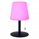 Lucide 13815/02/99 RIO kültéri asztali lámpa LED 1,8W | 150lm | 3000K | RGB | IP44 - fehér, fekete