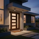 Ideal Lux 163666 kültéri mennyezeti lámpa Gun Coffee 1x28W|GU10|IP44 - barna