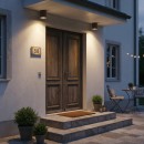 Ideal Lux 163666 kültéri mennyezeti lámpa Gun Coffee 1x28W|GU10|IP44 - barna