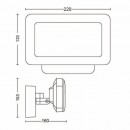 Philips Hue 8719514382763 LED kültéri spotlámpa Welcome 1x20,5W | 2600lm | 2700K | IP44 - szabályozható, fehér, fekete