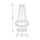 Zuma Line 003064-026646 LED mennyezeti függőlámpa BRENO integrált LED forrás