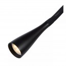 Lucide 18756/03/30 LED álló olvasólámpa Zozy 1x4W | 250 lm | 3000K - fekete, állítható, szabályozható