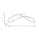 Zuma Line 003064-026634 LED mennyezetre szerelhető lámpa ERDA integrált LED forrás