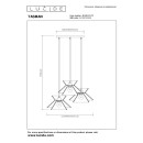 Lucide L104200372 mennyezeti függőlámpa TASMAN  E27