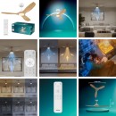 Philips 8721103095923 LED ventilátor világítással Olas  | 35W integrált LED forrás | 2650lm | 3000-6500K | fényerőszabályzó | távirányítás