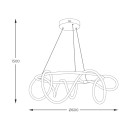 Zuma Line 003064-026628 LED mennyezeti függőlámpa BALBO integrált LED forrás