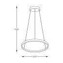 Zuma Line 003064-026649 LED mennyezeti függőlámpa BRENO integrált LED forrás