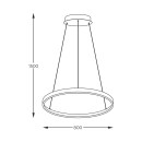 Zuma Line 003064-026652 LED mennyezeti függőlámpa BRENO integrált LED forrás