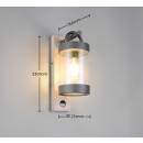 Trio T204169135 kültéri fali lámpa SAMBESI  E27