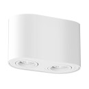 Rabalux 2052 mennyezetre szerelhető spotlámpa Kobald 2x42W | GU10 - fehér