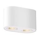 Rabalux 2052 mennyezetre szerelhető spotlámpa Kobald 2x42W | GU10 - fehér