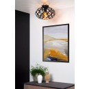 Lucide 21117/30/30 mennyezetre szerelhető lámpa Tungsten 1x40W | E27 - fekete, szabályozható
