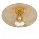 Lucide 21123/45/02 mennyezetre szerelhető lámpa Mesh 1x40W | E27 - sárgaréz, szabályozható