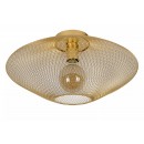 Lucide 21123/45/02 mennyezetre szerelhető lámpa Mesh 1x40W | E27 - sárgaréz, szabályozható