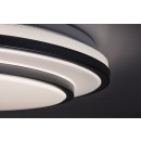 Rabalux 2131 LED mennyezeti lámpa Lupita 1x40W | 2700lm | 3000-6500K - szabályozható, időzítő, memória funkció, éjszakai lámpa, távirányító, ezüst, fehér