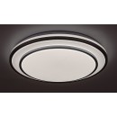 Rabalux 2131 LED mennyezeti lámpa Lupita 1x40W | 2700lm | 3000-6500K - szabályozható, időzítő, memória funkció, éjszakai lámpa, távirányító, ezüst, fehér