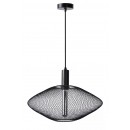 Lucide 21423/45/30 mennyezeti függőlámpa Mesh 1x40W | E27 - fekete, szabályozható
