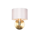 Trio 214470108 fali lámpa Cassio 1x40W | E27 - sárgaréz, fehér