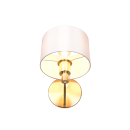 Trio 214470108 fali lámpa Cassio 1x40W | E27 - sárgaréz, fehér