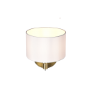 Trio 214470108 fali lámpa Cassio 1x40W | E27 - sárgaréz, fehér