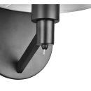 Trio 214470132 fali lámpa Cassio 1x40W | E27 - fekete, fehér