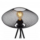 Lucide 21523/01/30 asztali kislámpa Mesh 1x40W | E27 - fekete, kábelkapcsoló