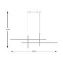 Zuma Line 003064-026640 LED mennyezeti függőlámpa EDGE integrált LED forrás