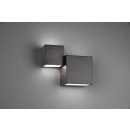 Trio 224910232 LED fali lámpa Miguel 2x6W | 1000lm | 3000K | IP20 - 3 fázisú fényerő-szabályozás, felső/alsó világítás, fekete