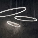 Ideal Lux 285061 LED függőlámpa Oracle Slim Sp D150 1x81W | 3630lm | 3000K - fekete