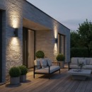 Ideal Lux 236858 kültéri spotlámpa Gun 2x60W | E27 | IP54 - antracit