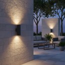 Ideal Lux 236858 kültéri spotlámpa Gun 2x60W | E27 | IP54 - antracit