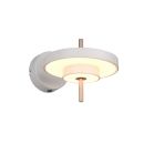 Trio T240270176 LED fali lámpa KEATON  | 10W integrált LED forrás | 1x1200lm | 2300+3000+4000K | Trio - SwitchDimmer | szürke