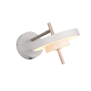 Trio T240270176 LED fali lámpa KEATON  | 10W integrált LED forrás | 1x1200lm | 2300+3000+4000K | Trio - SwitchDimmer | szürke