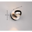 Trio SELECT  244410107  LED fali lámpa ORBIT  | 8W integrált LED forrás | 960lm | 2300+3000+4000K