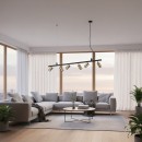 Ideális Lux 244648 függő mennyezeti spotcsillár Dynamite 6x28W | GU10 - matt sárgaréz