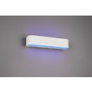 Trio 250810231 LED intelligens fali lámpa Adriana 1x5,5W | 450lm | 3000 - 6500K | IP20 | RGBW - szabályozható, világítási hőmérséklet beállítás, felső/alsó világítás, távirányító, WiZ technológia, memória funkció, fehér