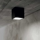 Ideal Lux 251530 mennyezetre szerelhető lámpa Techo big 1x20W | GU10 | IP54 - fekete