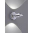 Trio 255410207 LED fali lámpa Vista 2x3,8W | 760lm | 3000-5000K | RGB - távirányító, szabályozható, állítható világítási hőmérséklet, memória funkció, WiZ, felső és alsó világítás, matt nikkel