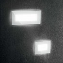 Ideal Lux 255804 LED kültéri fali lámpa Indio 1x8W | 1170lm | 3000K | IP65 - fehér