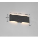 Trio 257610132 LED fali lámpa CONCHIITA | 2W integrált LED forrás | 200lm | 2700-6500K
