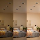 Philips 8721103038074 LED süllyeszthető lámpa Cilantro | 5W integrált LED forrás | 550lm | 4000K | fekete